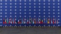 NATO Member countries flags, Flags of NATO members, NATO summit, 3D work and 3D illustration