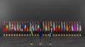 NATO Member countries flags, Flags of NATO members, NATO summit, with Finlandia Sweden, Finlandia Sweden in NATO, 3D work and 3D