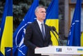 NATO Secretary General Jens Stoltenberg Royalty Free Stock Photo