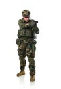 NATO soldier in full gear.