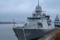 NATO warships on the roads in the port in Riga on the Daugava River3