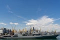 NATO warships in Ukraine. NATO naval forces in the port of Odessa. Odessa. Ukraine. 201.07.07.The flagship of the Ukrainian fleet