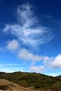 A natrual treble clef like cloud