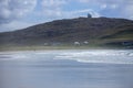 NATS Radar on Ben Hynish Tiree Royalty Free Stock Photo