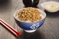 Natto, Japanese Fermented Soybeans, Over Rice Royalty Free Stock Photo