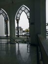 Natuna Regency, November 2021. Looking from a different point of view the great mosque of natuna