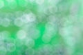 Natural abstract green background with circular bokeh. Number 03