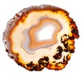 Natural agate slice