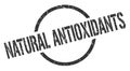 natural antioxidants stamp Royalty Free Stock Photo