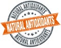 natural antioxidants stamp Royalty Free Stock Photo