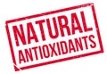 Natural antioxidants stamp