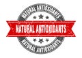 natural antioxidants stamp Royalty Free Stock Photo