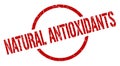 natural antioxidants stamp Royalty Free Stock Photo