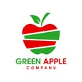 Natural apple logo design