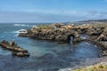 Natural arc along Mendocino coast, California Royalty Free Stock Photo