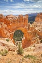 Natural Arch in Bryce Canyon National Park, Utah. Royalty Free Stock Photo