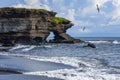 Natural arch - Island of Fernandina - Galapagos Islands Royalty Free Stock Photo