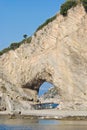 Natural arch in Palinuro, Italy