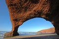 Natural arch rock formation. Royalty Free Stock Photo