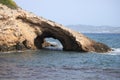 Natural Arch in the rock Royalty Free Stock Photo