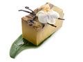 Natural aromatic vanilla soap Royalty Free Stock Photo