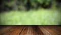 Natural backdrop with terrace and green field