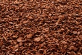 Natural background of angled view on mulch Royalty Free Stock Photo