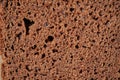 Natural Background from a fragment of a piece of rye bread. Close-up. Space for lettering and design Royalty Free Stock Photo