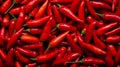 Natural background of fresh red chili peppers. A quality product. Healthy eating. Close-up