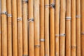 natural background with texture pattern of bamboo with a copy space Royalty Free Stock Photo
