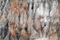 Natural background texture. Refractory clay. Photo closeup