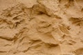 Sand wall texture in a sand pit Royalty Free Stock Photo