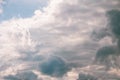 Gray clouds Royalty Free Stock Photo