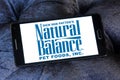 Natural balance pet food logo Royalty Free Stock Photo