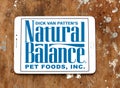 Natural balance pet food logo Royalty Free Stock Photo