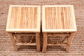 Natural bamboo chair Royalty Free Stock Photo