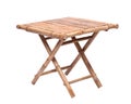Natural bamboo folding table