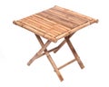 Natural bamboo folding table