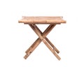 Natural bamboo folding table