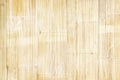 Natural bamboo wood wall texture with seamless vertical patterns on background Royalty Free Stock Photo