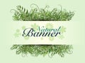 Natural banner template