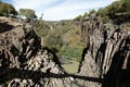 Basaltic prisms in Huasca de Ocampo Royalty Free Stock Photo