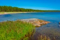 Natural beach near Hanko in Finland Royalty Free Stock Photo
