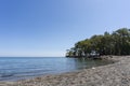 Natural Beach From Phaselis Antique City, Antalya, Turkey