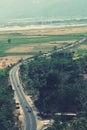 Natural beauty from above the hills Royalty Free Stock Photo