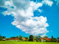 the natural beauty of the countryside with the right shots can produce satisfying photos, blue skies and green grass