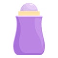 Natural beauty deodorant icon cartoon vector. Roll on style spa Royalty Free Stock Photo