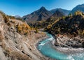 Natural beauty Nice green water running Royalty Free Stock Photo