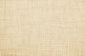 Beige colored seamless linen texture or fabric canvas background Royalty Free Stock Photo