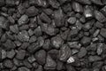 Natural black stone coal lumps background Royalty Free Stock Photo